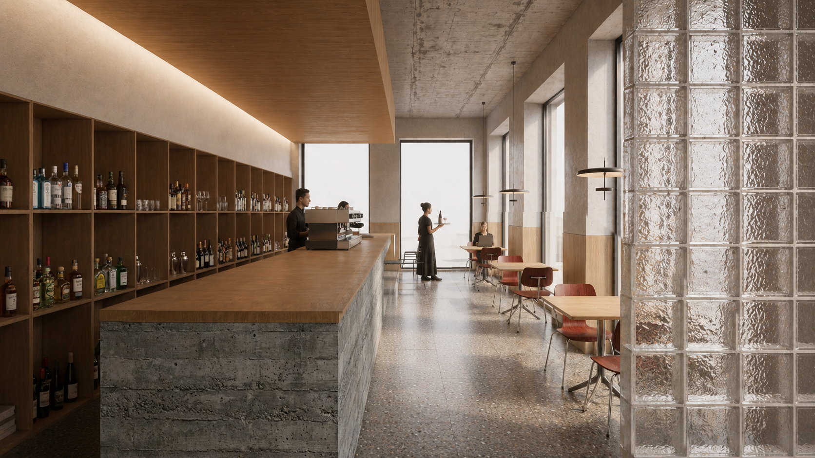 Bar interior